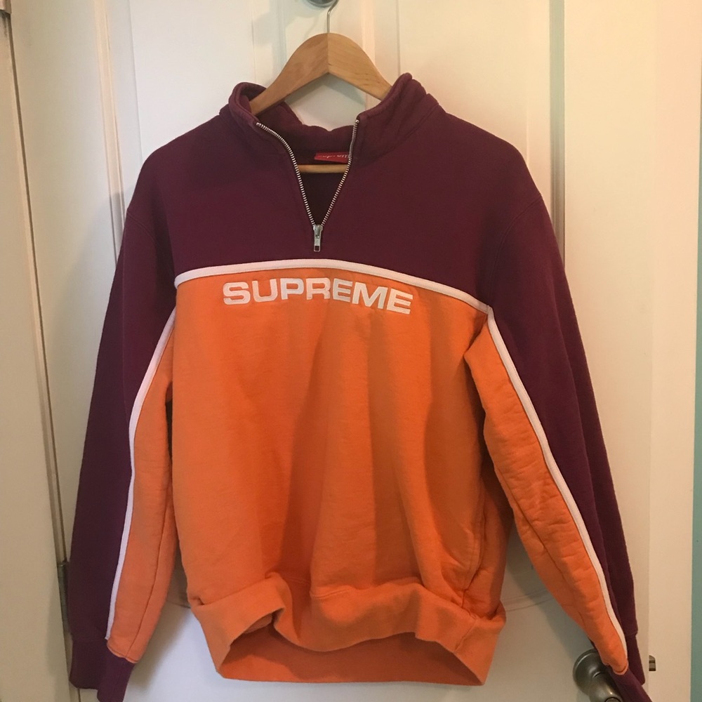 sold out Supreme quarter zip